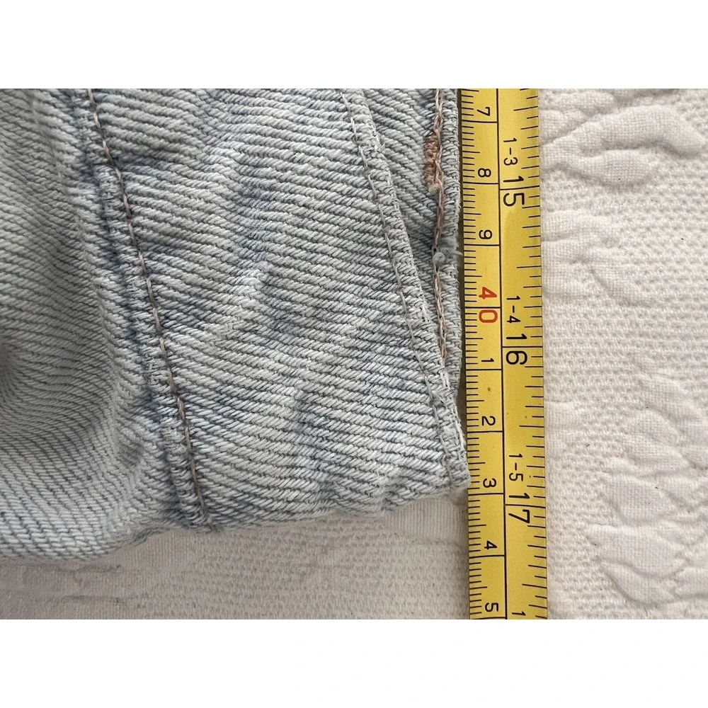 Vintage 1991 505 Levi's Jeans Light Wash Straight Leg Jeans 36x30